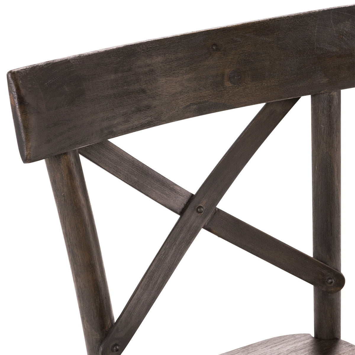 Coronado Wooden Side Chair (Set of 2) in Dark Brown by Elements International, view 2