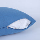 Outdoor Deep Seat Cushion Set Waterproof Fade Resistant Patio Furniture Cushions, Removable Covers, Adjustable Straps & Handles - Navy Blue