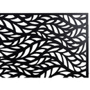 Outdoor & Indoor Privacy Screen Metal Privacy Screen, Freestanding Decorative Privacy Screen For Deck Balcony Patio - Black