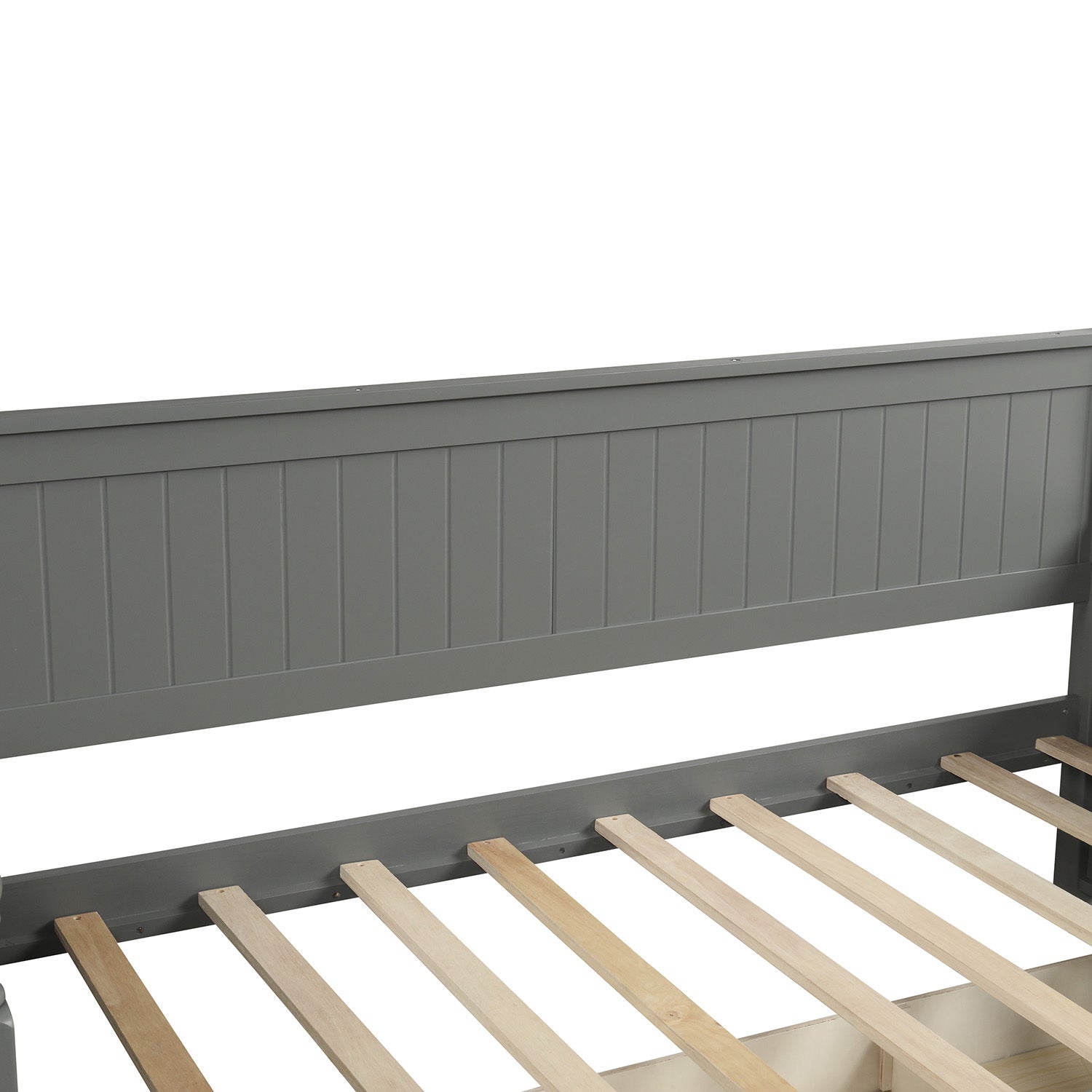 Wood Daybed with Three Drawers ,Twin Size Daybed,No Box Spring Needed ,Gray - Atlantic Fine Furniture Melbourne FL