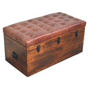 Buffalo - Leather Storage Trunk