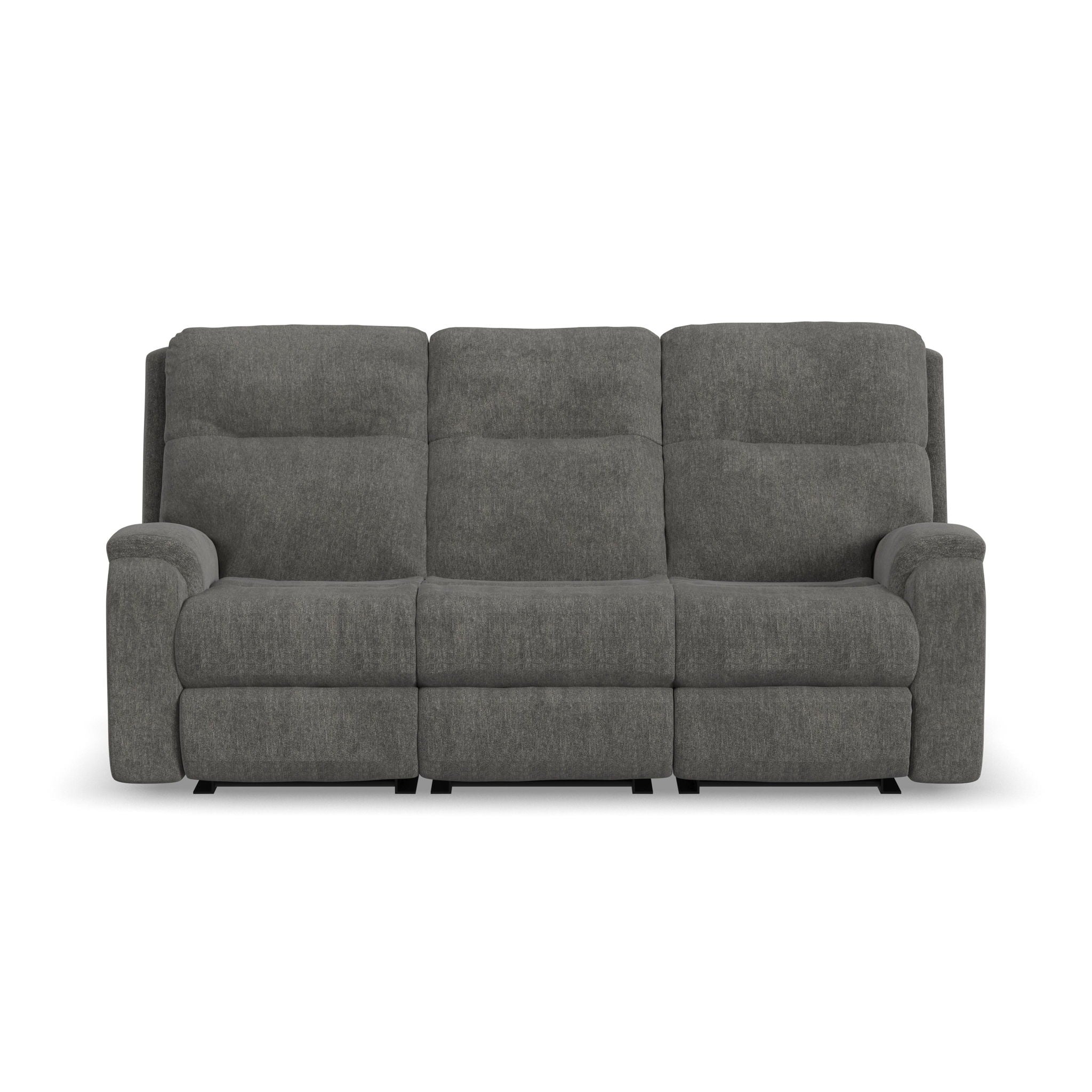 Penn - Transitional Fabric Power Reclining Sofa With Power Headrests & Lumbar