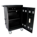 Mobile Charging Cart And Cabinet For Tablets Laptops 30 Device With Combination Lock