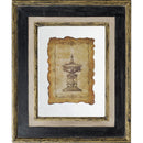 Lucian - Framed Antiqued Sculpture Print