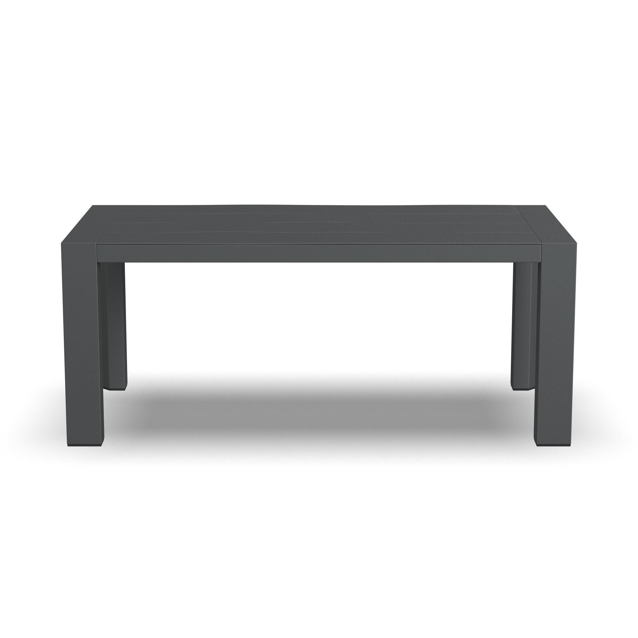 Grayton - Outdoor Aluminum Coffee Table - Dark Gray
