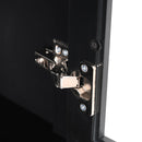 Freestanding Tall Bathroom Cabinet With Adjustable Shelves, Drawers, Soft Close Glass Doors