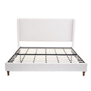Harper - Tall Headboard Upholstered Bed / High Headboard / Elegant Simplicity / No Box Spring Needed