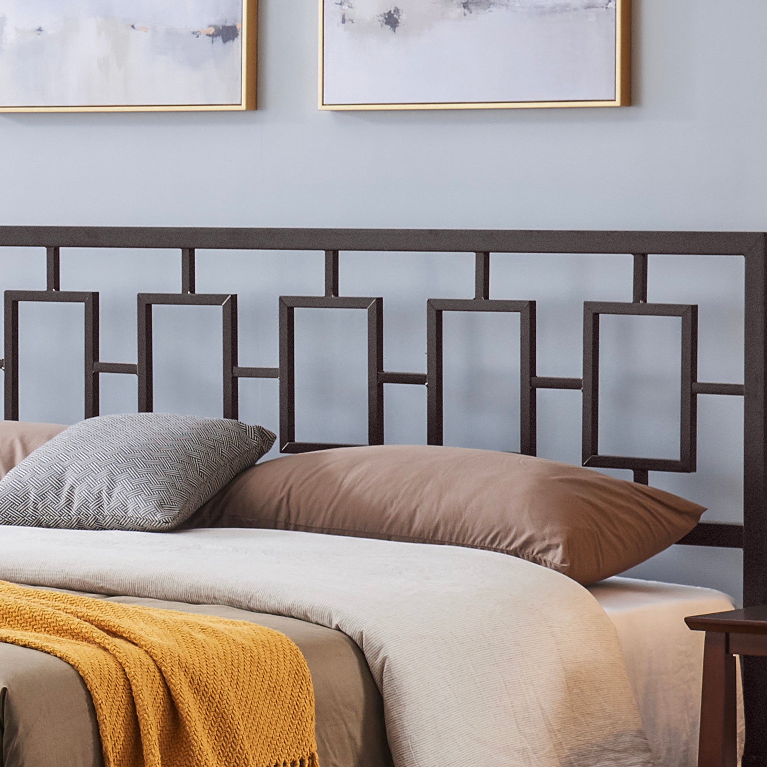 KING SIZE METAL BED - Atlantic Fine Furniture Melbourne FL