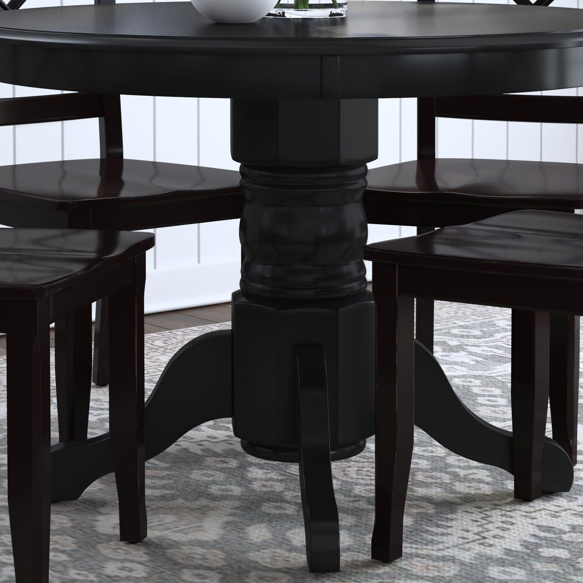Blair - 5 Piece Dining Set - Black