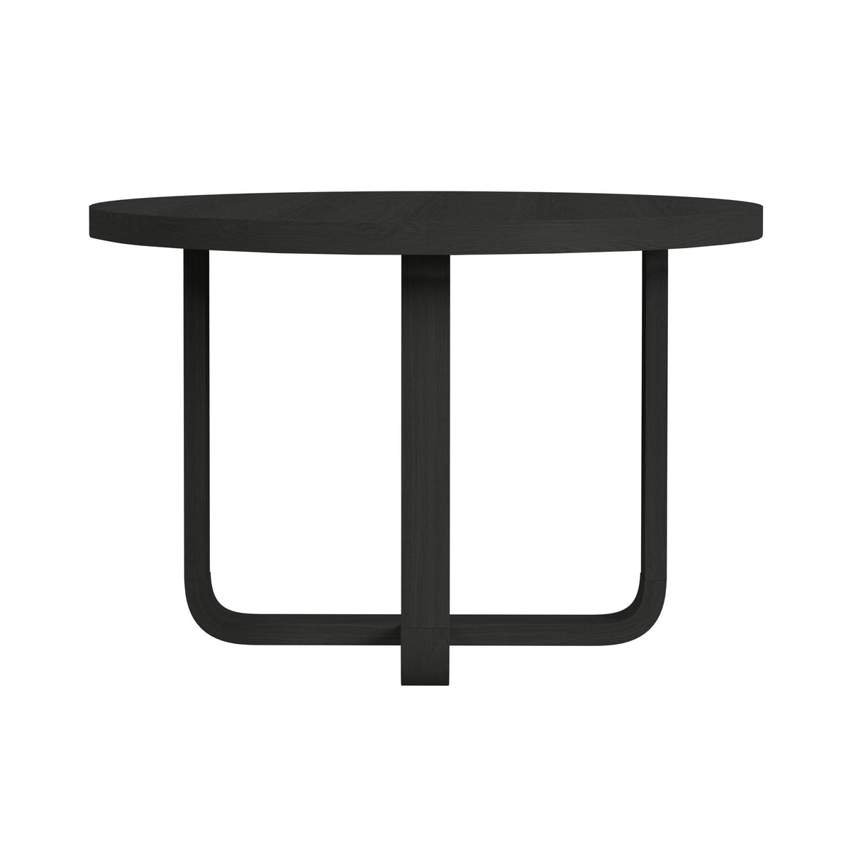 Ridgemont Round Dining Table in Black by Elements International, view 4
