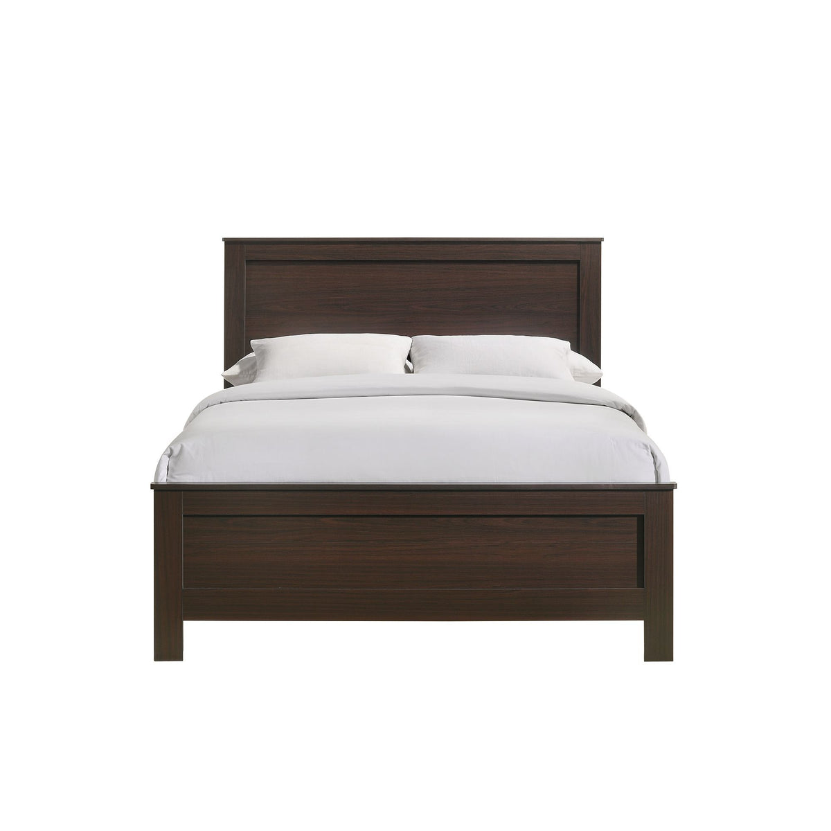 Sami Youth Panel Bed in Dark Brown by Elements International, view 7