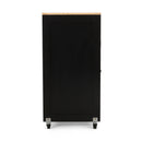 Lanier - Kitchen Cart With Wheels - Black