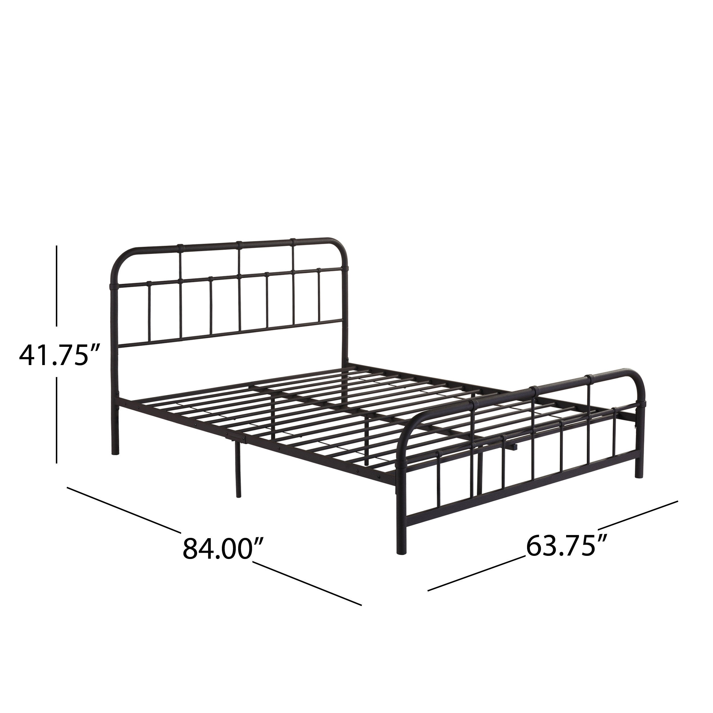 QUEEN SIZE METAL BED - Atlantic Fine Furniture Melbourne FL