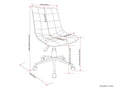Chambers - Swivel Office Chair - Distressed Blue