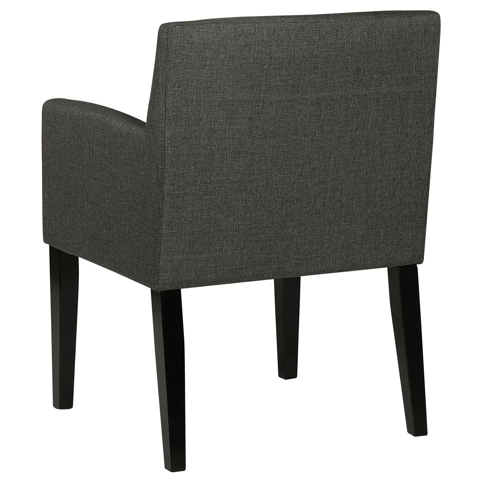 Catherine Upholstered Dining Arm Chair Grey (Set of 2) - Atlantic Fine Furniture Melbourne FL
