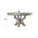 Dresden - Round Pedestal Dining Table - Vintage Bone White