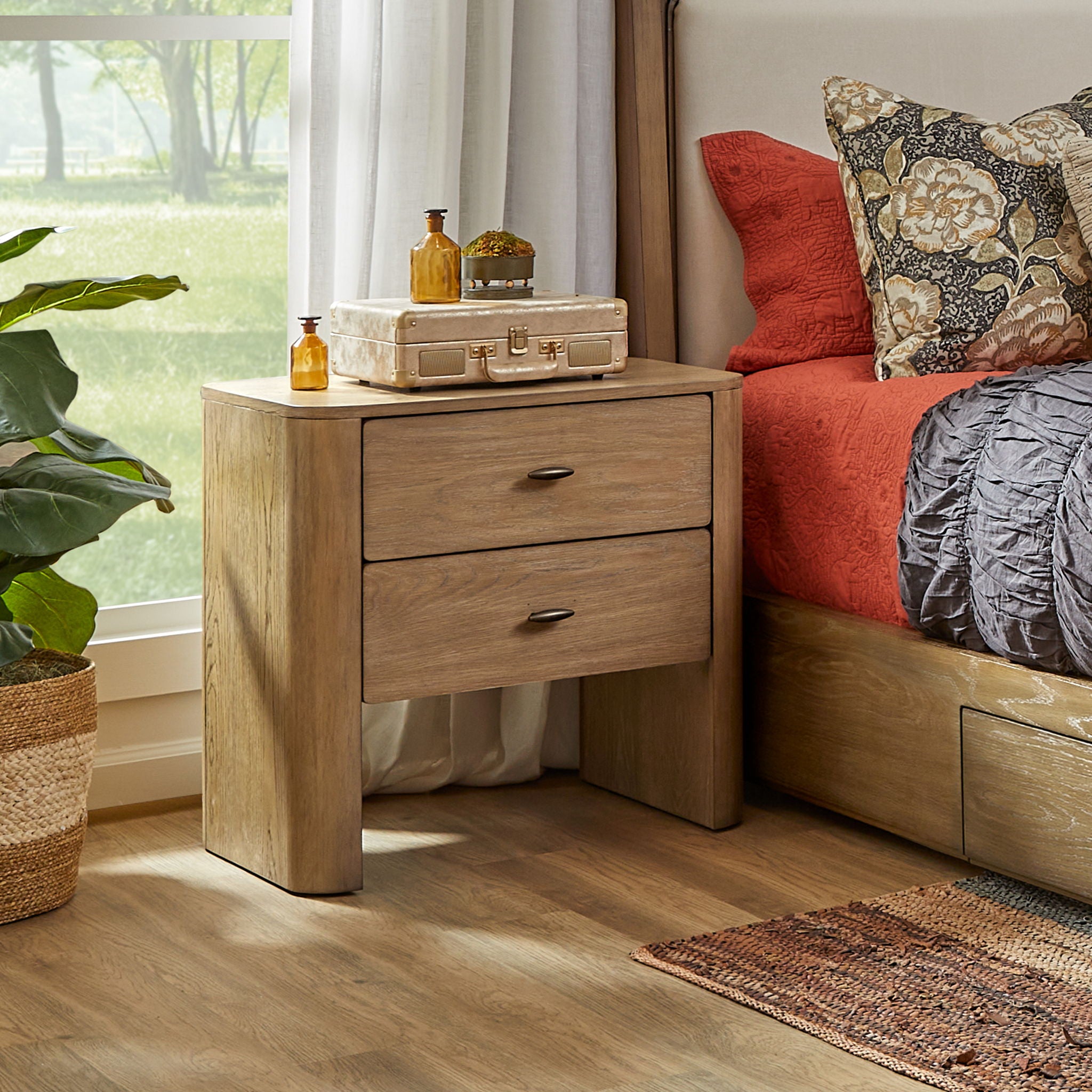 Normandy - Nightstand - Light Brown