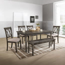Claudia II - Dining Table - Weathered Gray - Atlantic Fine Furniture Inc