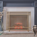Elegant Iron Fire Screen For Fireplace Protection