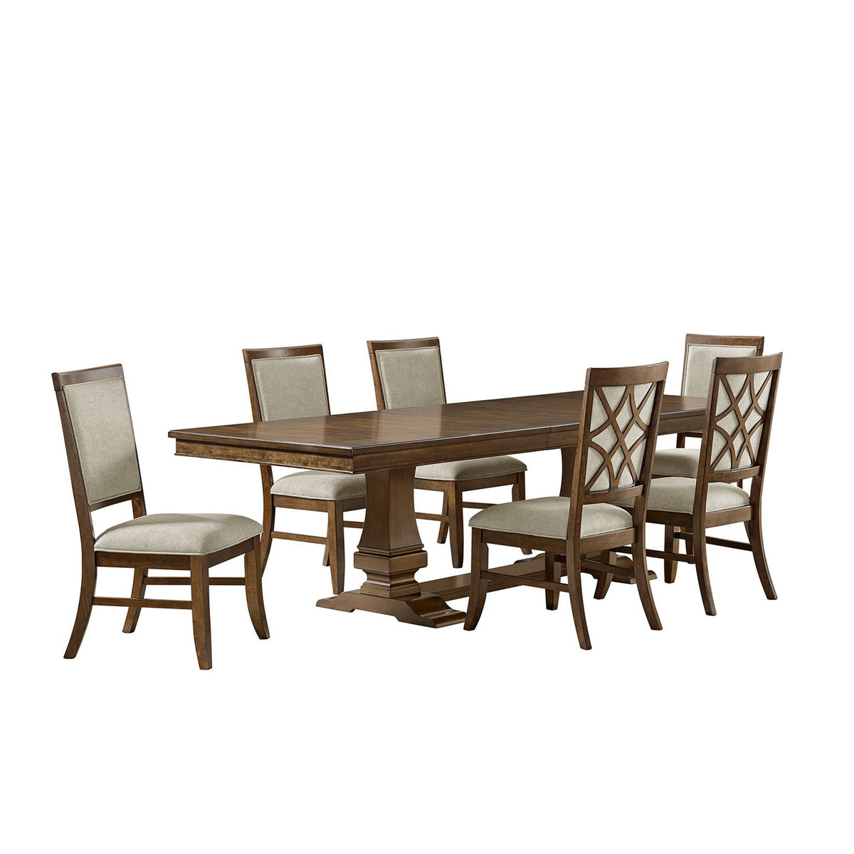 Phillipe Standard Height Dining Set in Dark Brown by Elements International, view 2