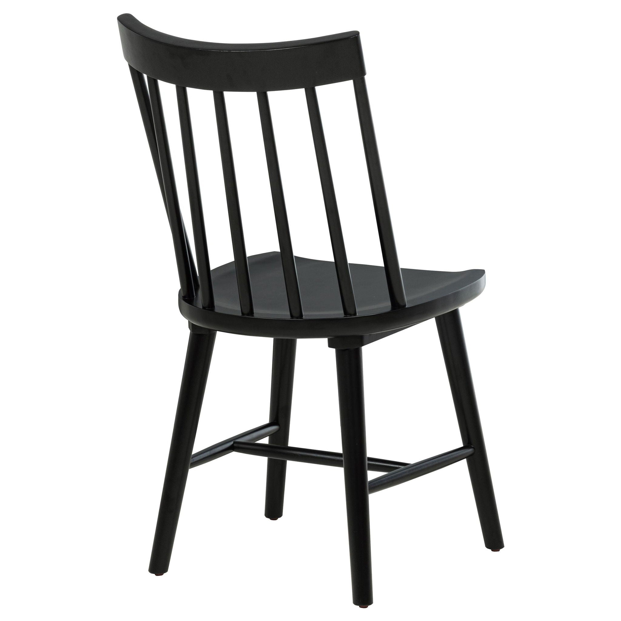Middleton Solid Wood Dining Side Chair Black (Set of 2)