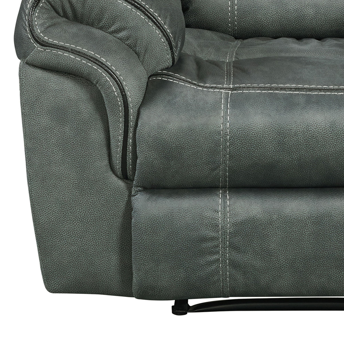 Sorrento Glider Recliner in Dark Brown by Elements International, view 3