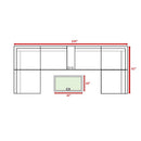 Elegant 4 Person Wicker Patio Seating Set With Cushions And Glass Top Table