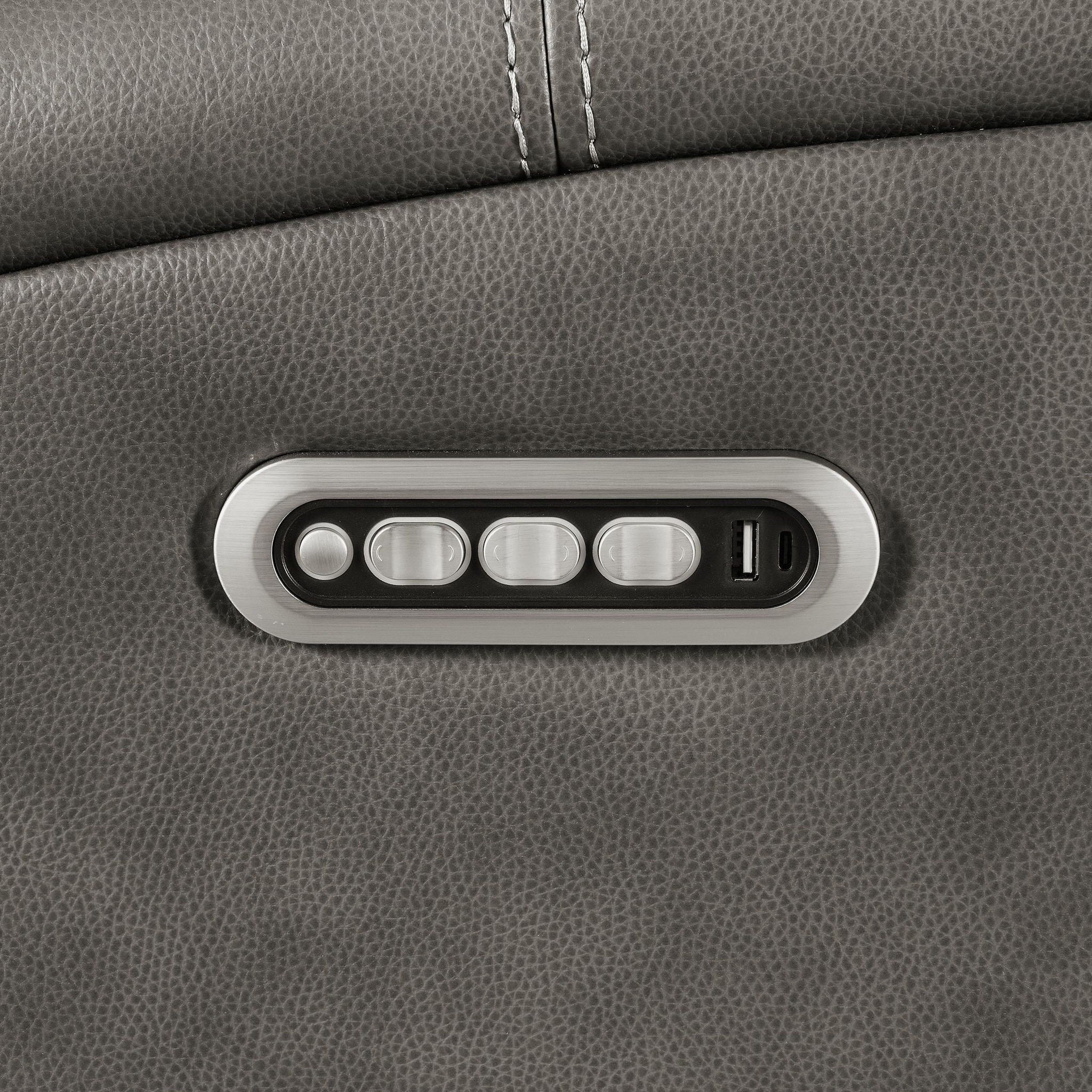 Brickston Triple Power Swivel Glider Recliner Charcoal