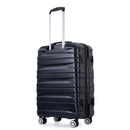 Luggage Set Of 5 Pieces, Expandable Hard Pc Luggage Set With Tsa Lock For Rotating Wheels