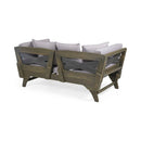 Outdoor Acacia Wood Expandable Daybed With Cushions