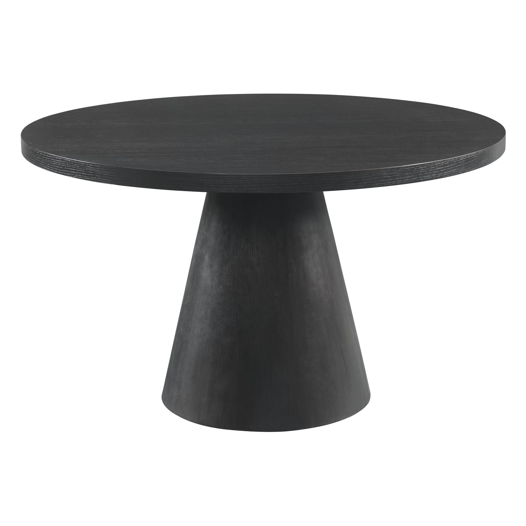Portland - Round Dining Table - Black