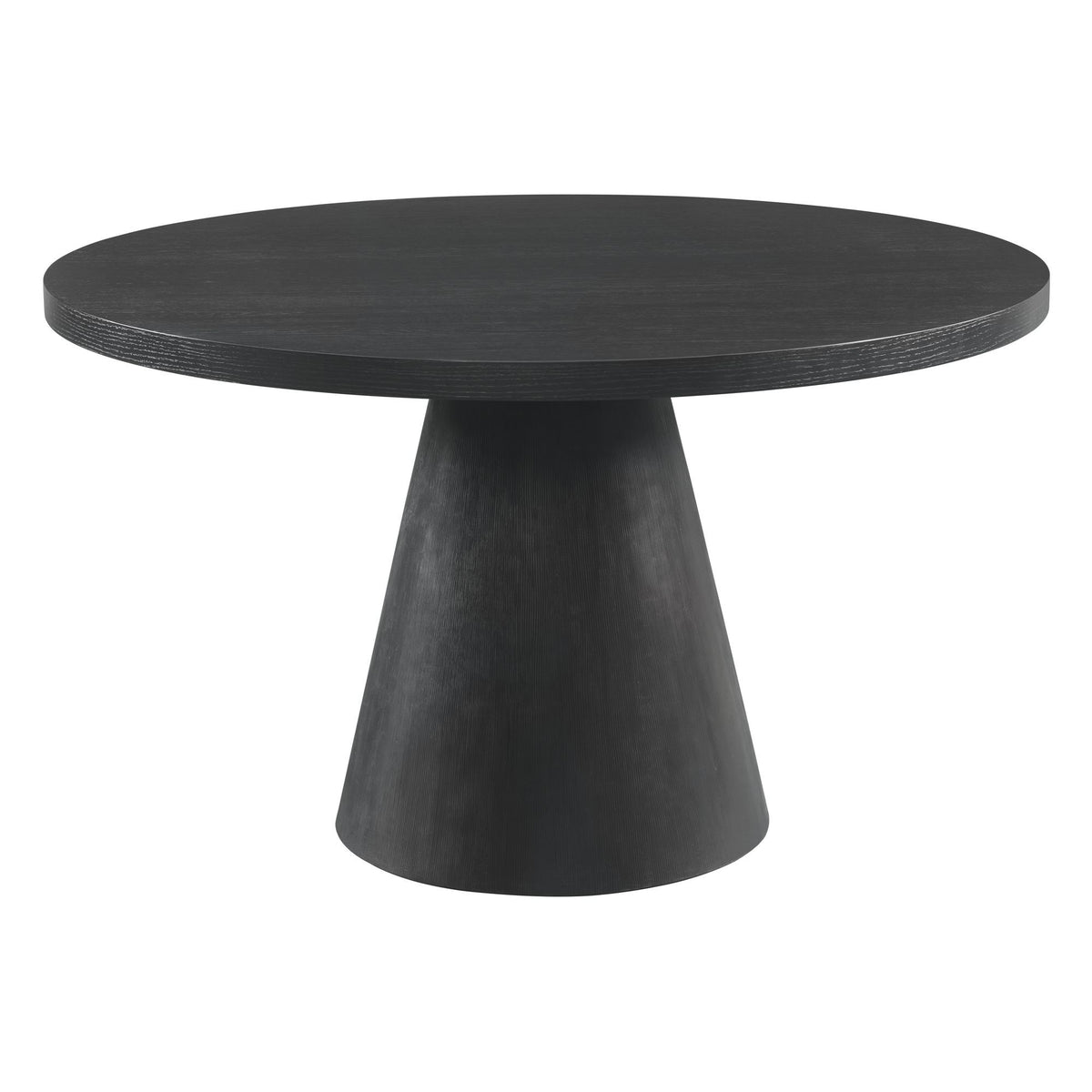 Portland Round Dining Table in Black by Elements International, view 2