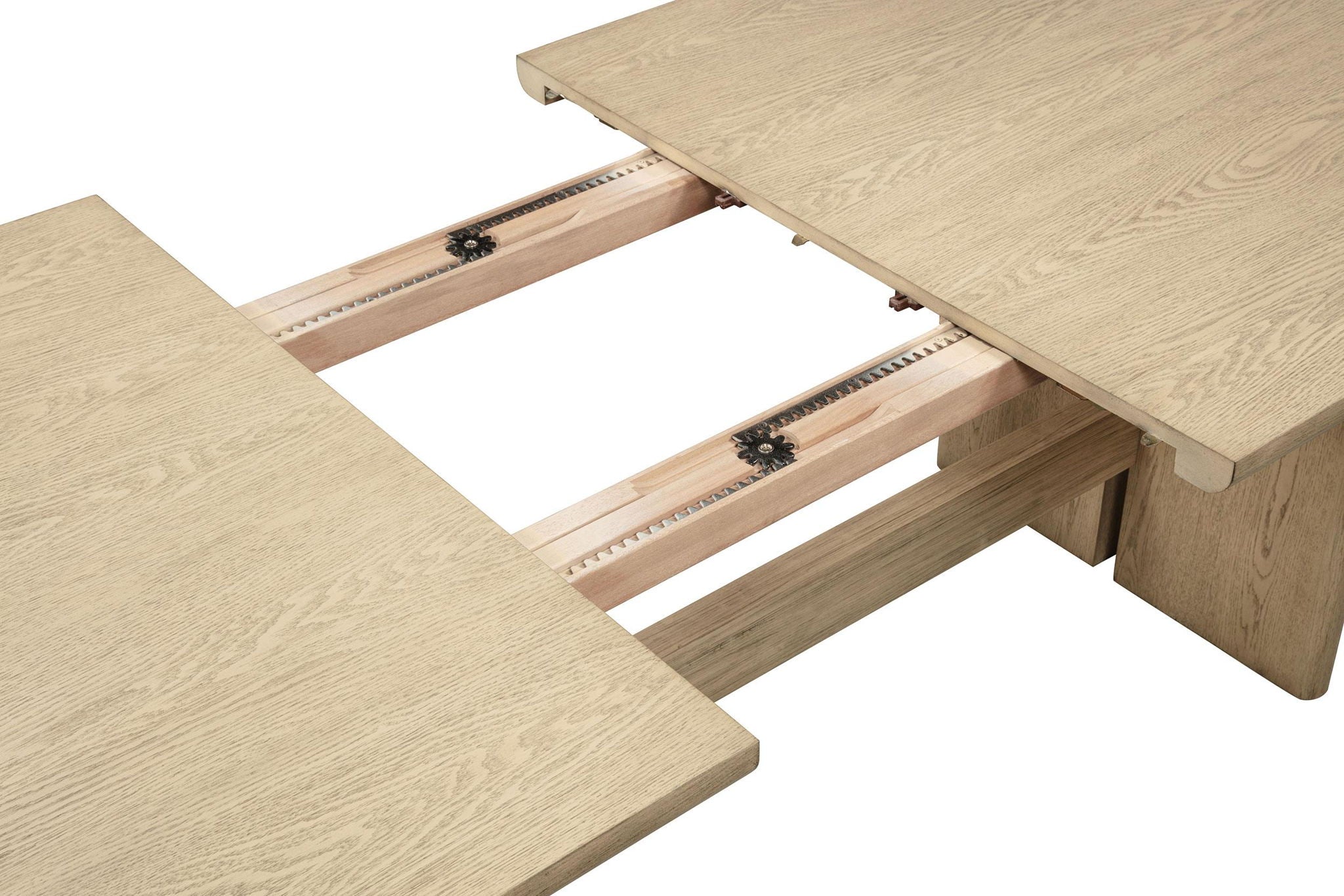 Kailani 110-inch Rectangular Wood Dining Table Beige Oak