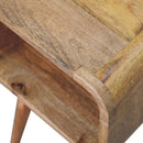 Minimalist Open Curved Nightstand