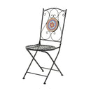 Lambert - Outdoor Chat Set - Black / Red