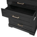 Freestanding Bathroom Cabinet With 3 Drawers, Adjustable Shelf, Soft Close Doors