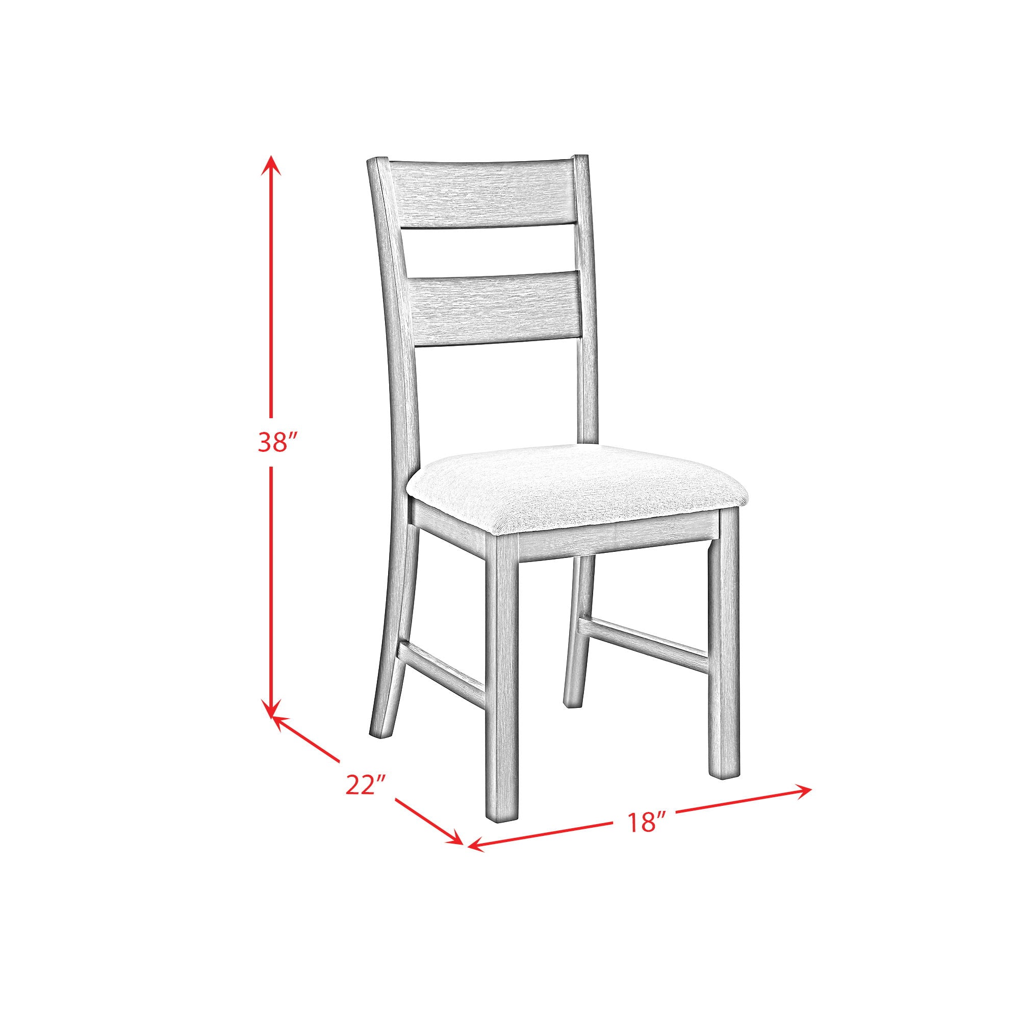 Garcia Dining Set in Black by Elements International, view 2