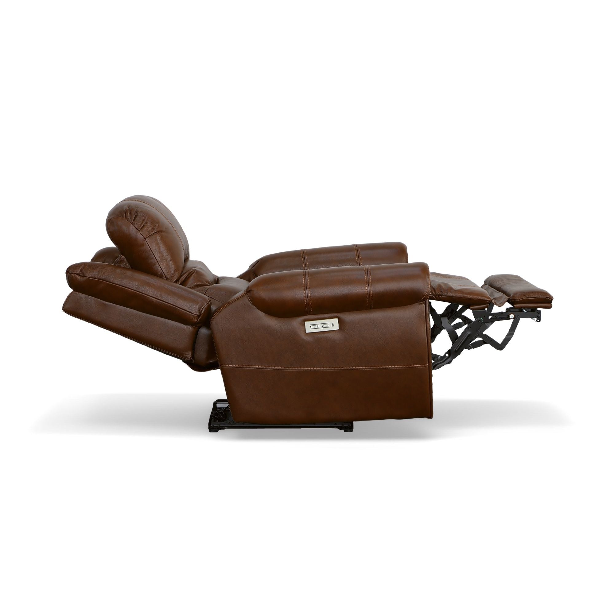Oscar - Power Recliner With Power Headrest - Grizzly