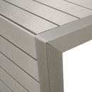 Aluminum Outdoor C - Shaped Side Table For Patio