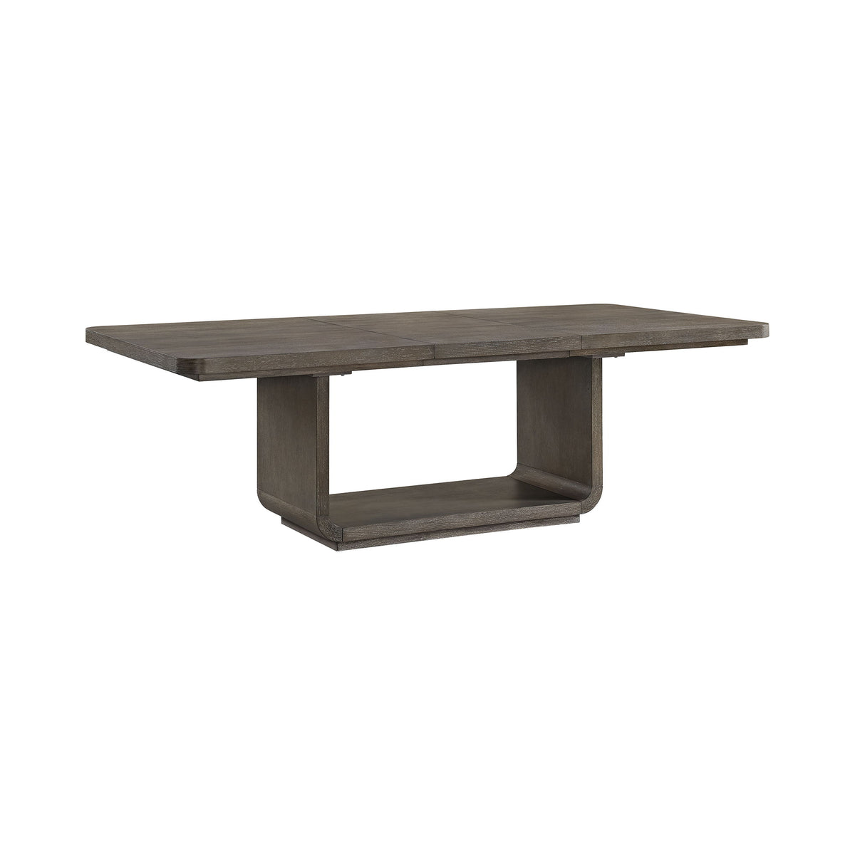 Hollywood Park Rectangular Dining Table With Leaf in Dark Gray by Elements International, view 2