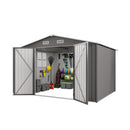 Large Outdoor Storage Shed With Lockable Door, Air Vent