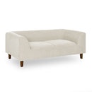 Modern Rectangular Pet Sofa With Backrest And Armrests For Small And Medium Dogs, Soft Cushion