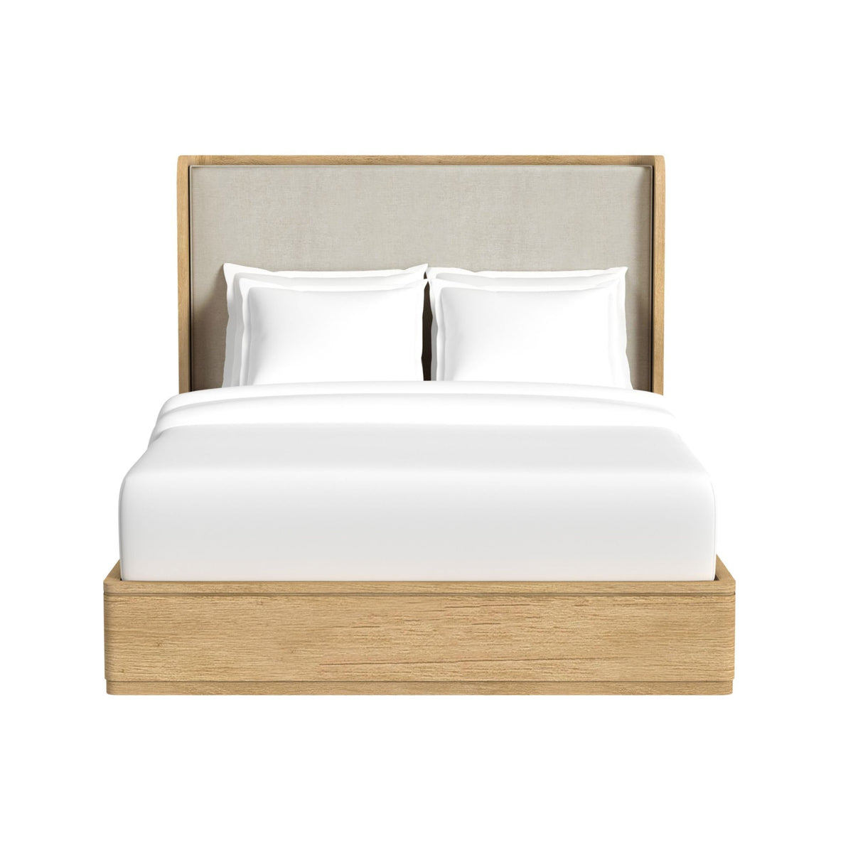 Rosalie Fabric Upholstered Bed in Black by Elements International, view 6
