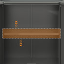 Heavy Duty Metal Garage Storage Cabinet With Wheels Sturdy Tool Organizer