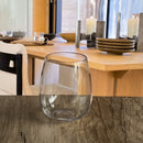 Halo - Oval Tritan Glasses Dof 18Oz, Bpa Free Plastic Water Tumblers (Set of 4) - Clear