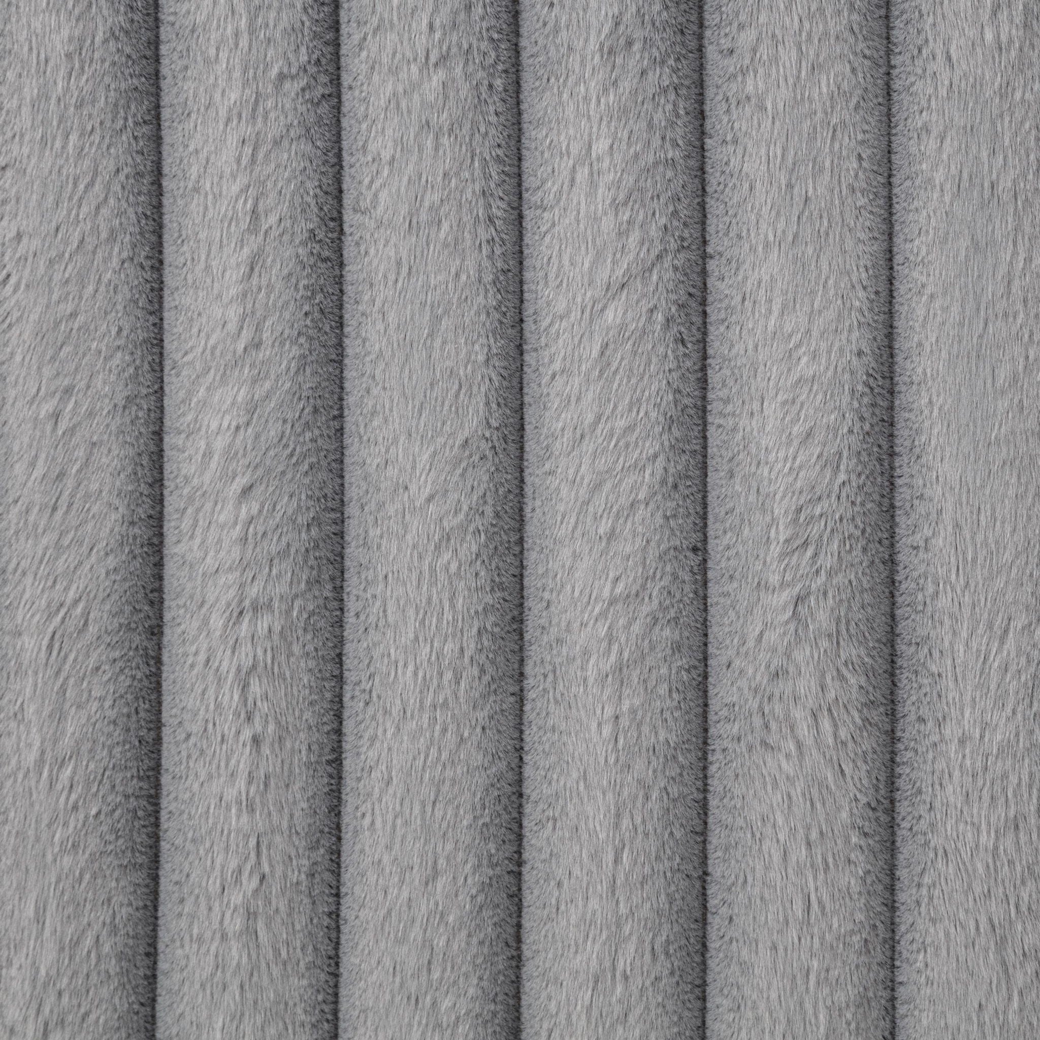 Jacana Corduroy Upholstered Dual Power Chaise Sofa Grey