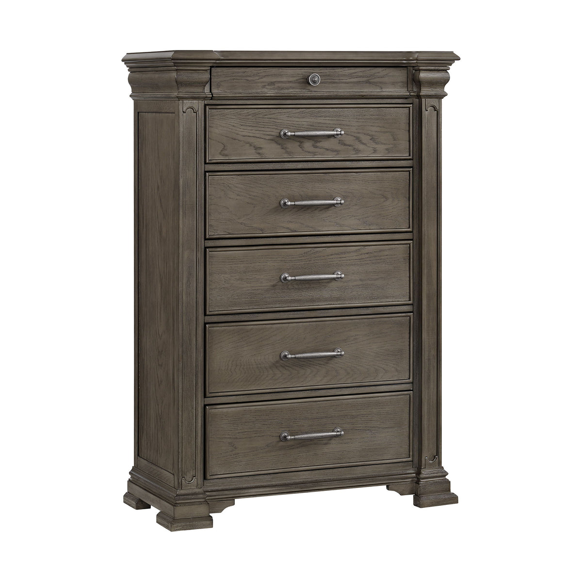 Kings Court 6-Drawer Chest in Black by Elements International