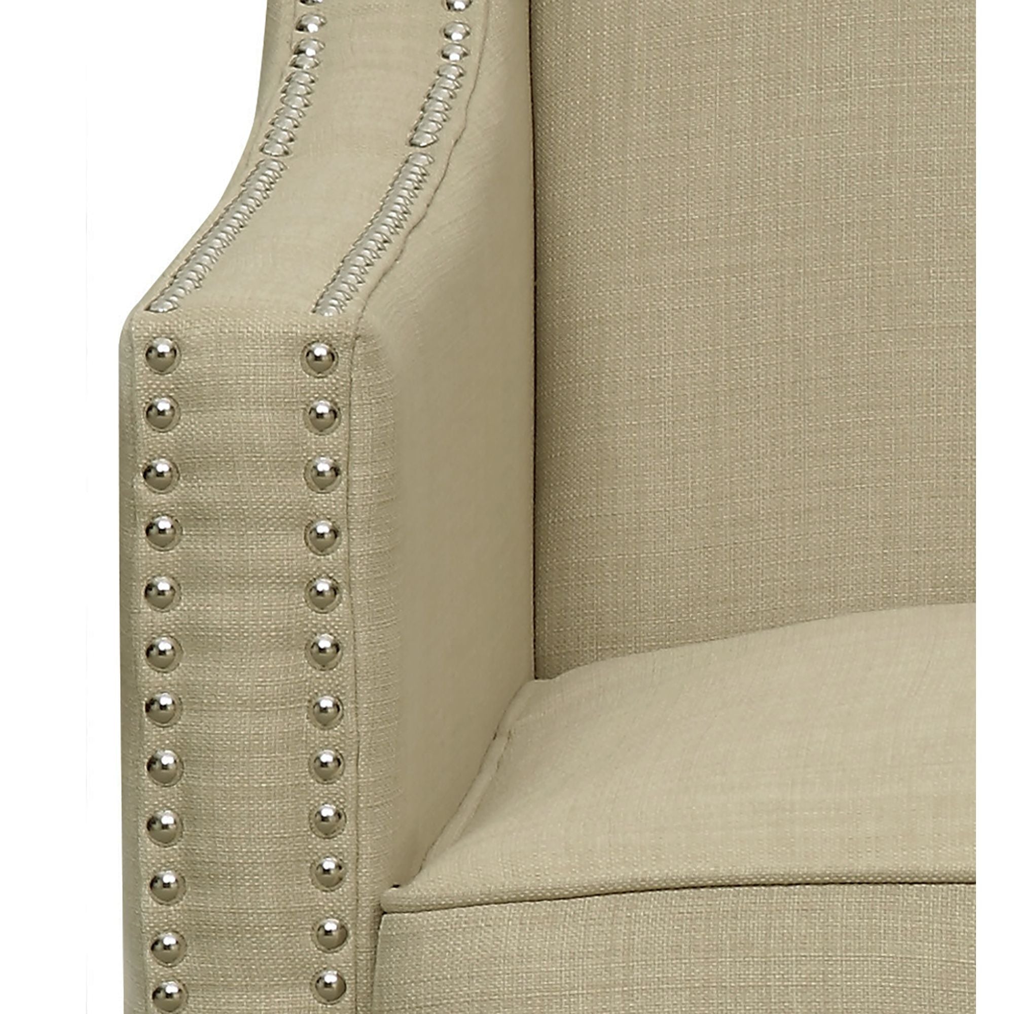 Erica Accent Chair in Beige by Elements International, view 6