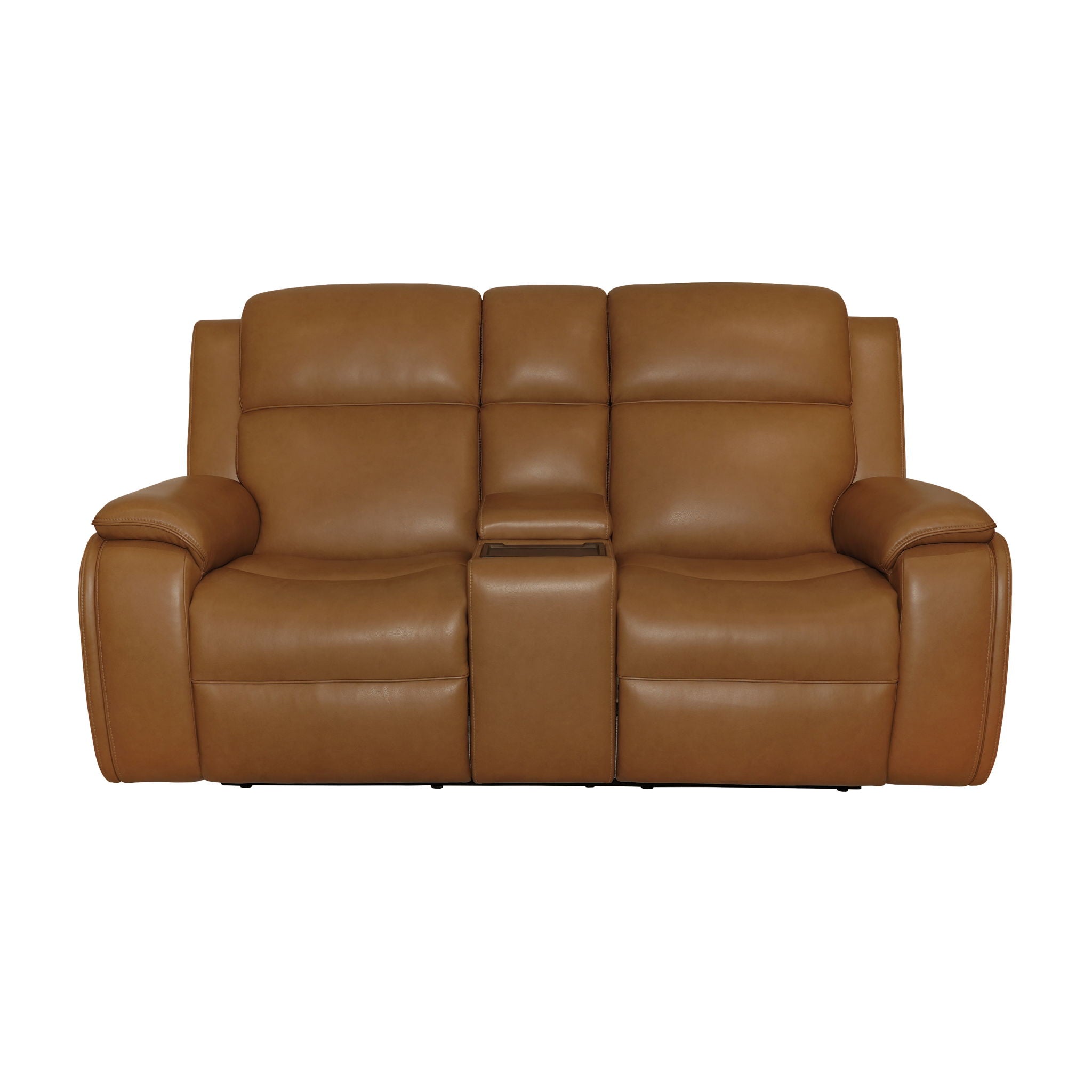 Ziggy - Power Reclining Loveseat With Console, Power Headrest, Lumbar, Heat & Massage
