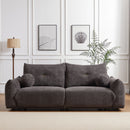 2 Seater Cushion Comfortable Sofas With 2 Cushions And 2 Ball Pillows
